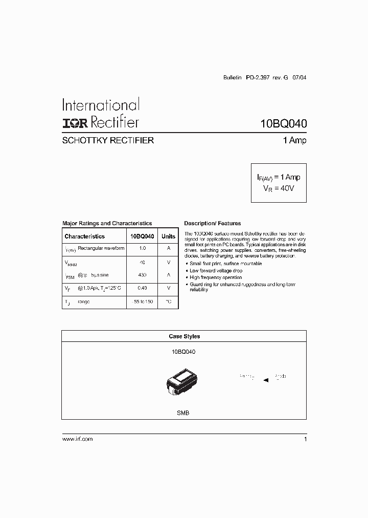 10BQ040TR-PBF_134691.PDF Datasheet