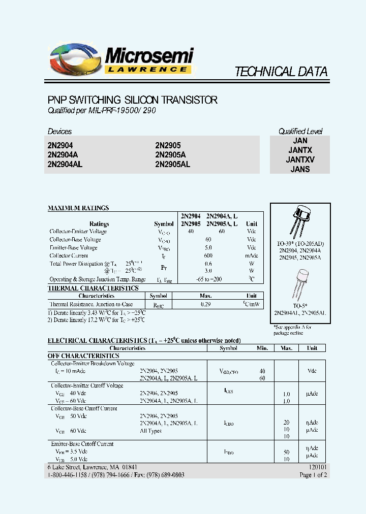 2N2904AL_160965.PDF Datasheet