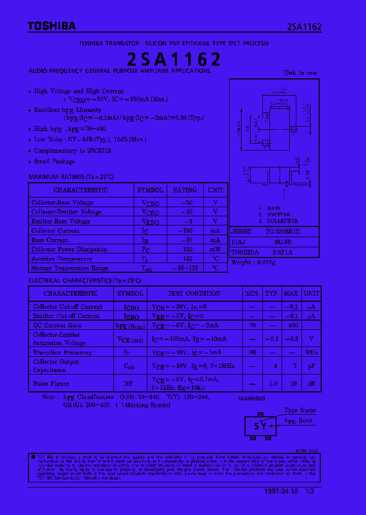 2SA1162_6047.PDF Datasheet