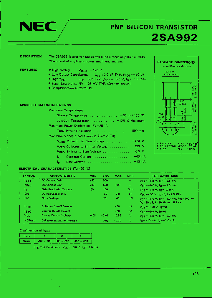 2SA992_6693.PDF Datasheet