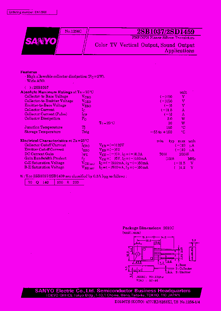 2SB1037_6714.PDF Datasheet