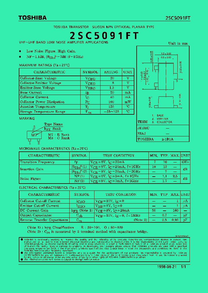 2SC5091FT_7150.PDF Datasheet
