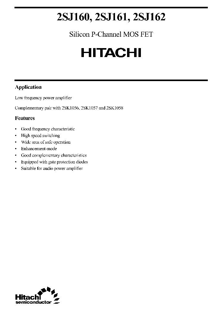 2SJ160_12684.PDF Datasheet