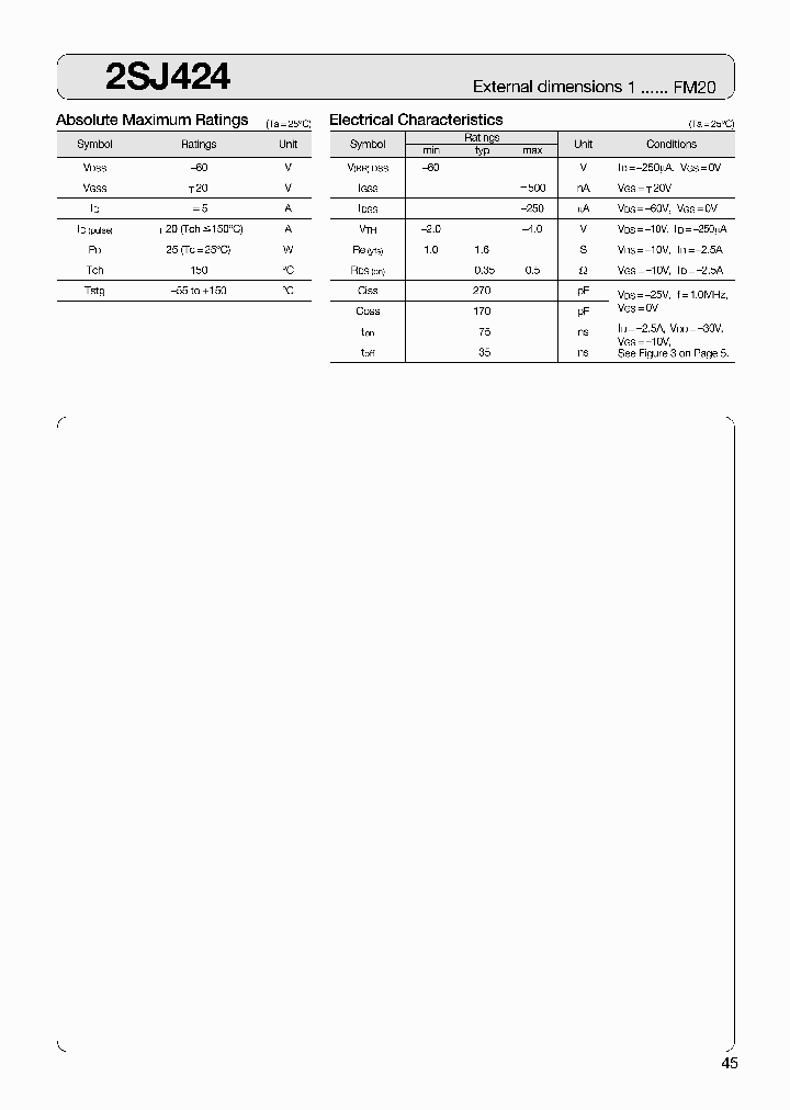 2SJ424_12861.PDF Datasheet