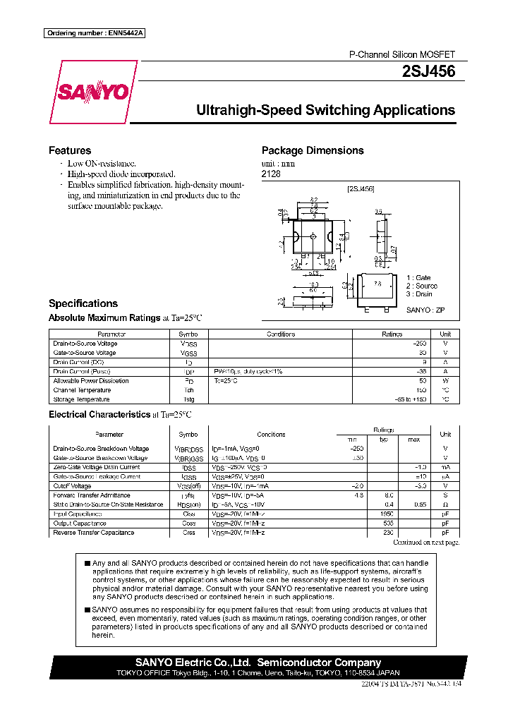 2SJ456_12872.PDF Datasheet