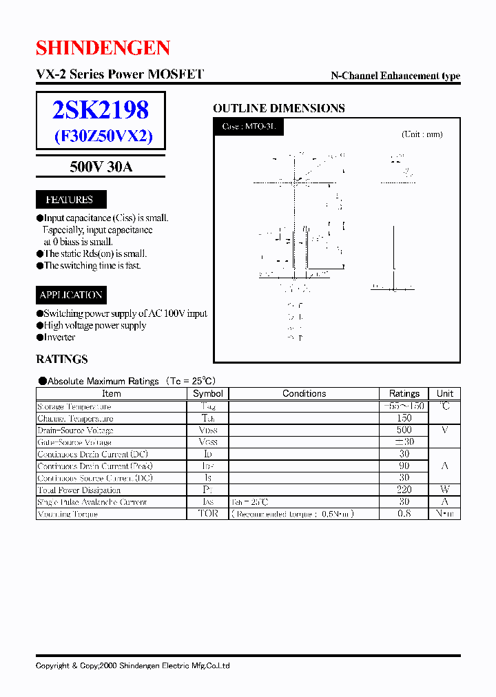 2SK2198_188575.PDF Datasheet