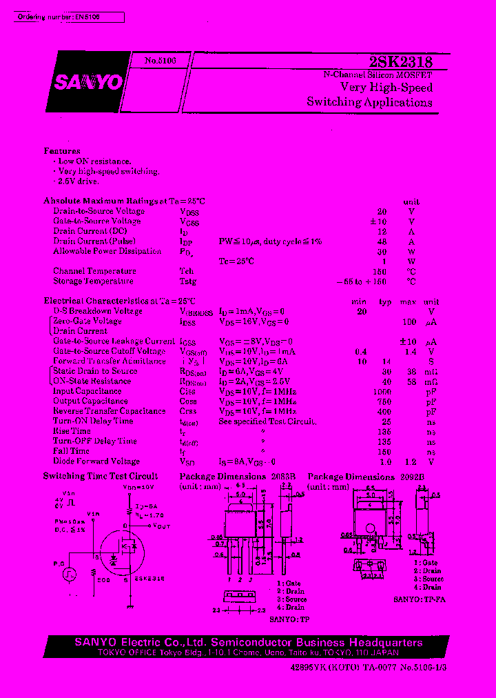 2SK2318_191379.PDF Datasheet