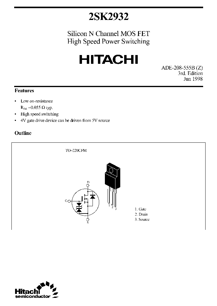 2SK2932_120729.PDF Datasheet