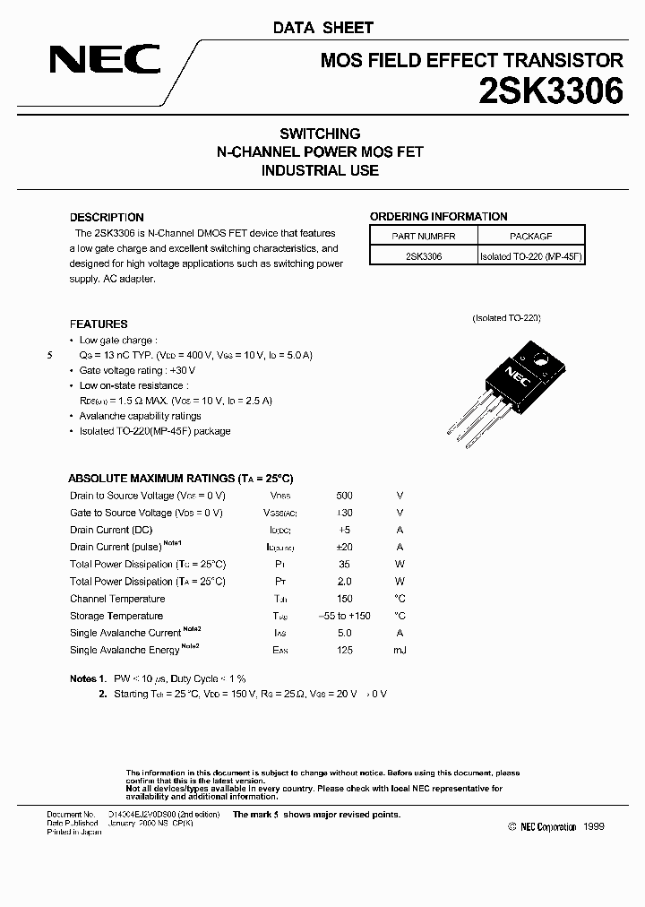 2SK3306_167633.PDF Datasheet