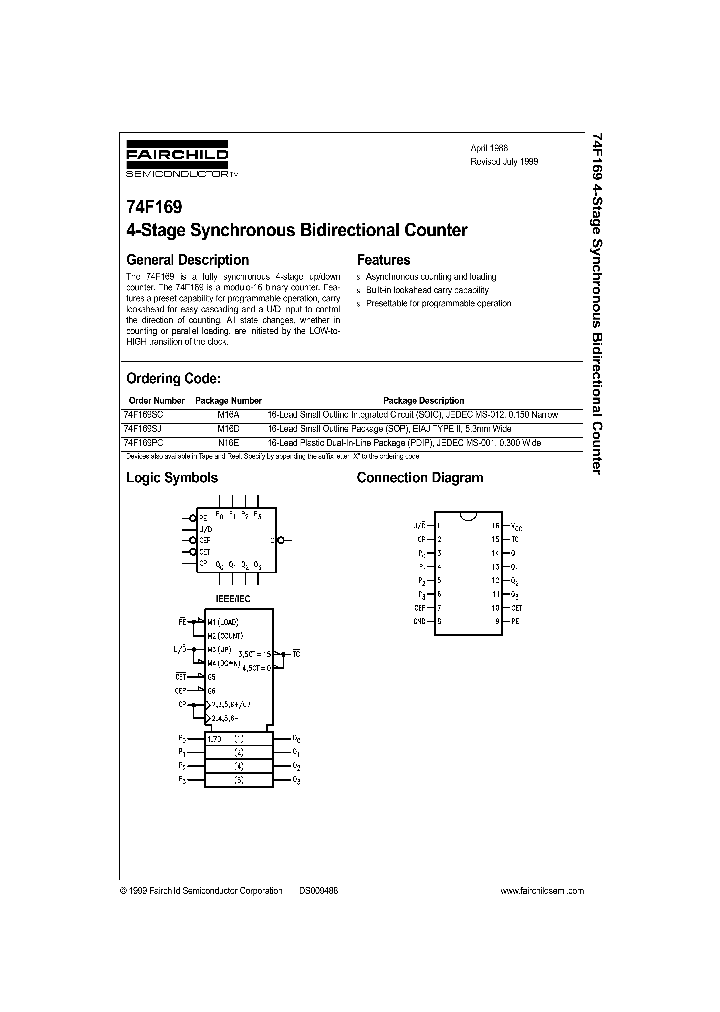 74F169PC_129814.PDF Datasheet