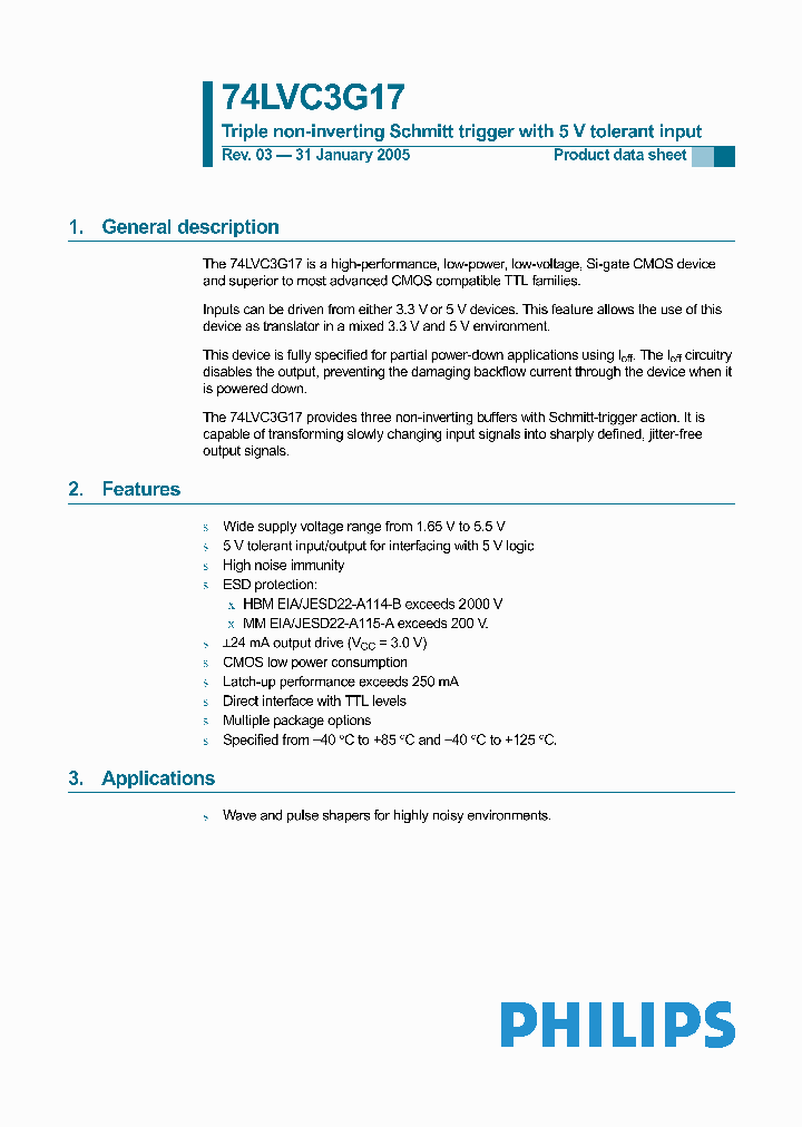 74LVC3G17_19586.PDF Datasheet