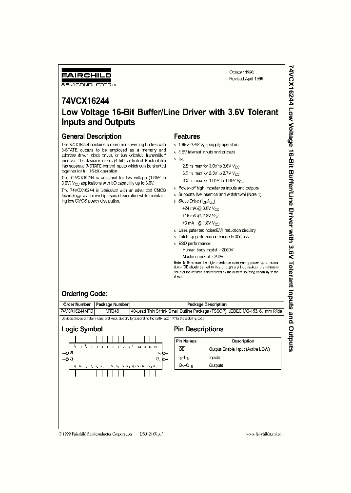 74VCX16244_169739.PDF Datasheet