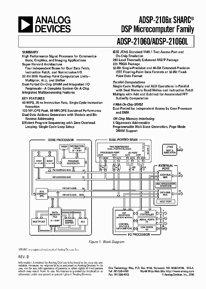 ADSP-21060_21360.PDF Datasheet