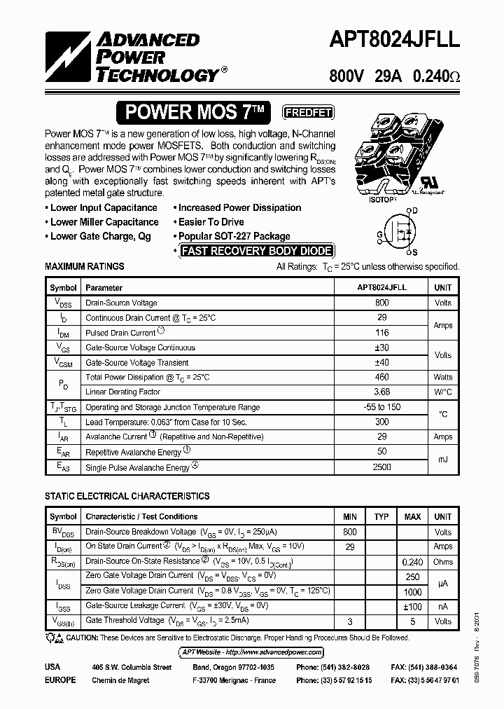 APT8024JFLL_42345.PDF Datasheet