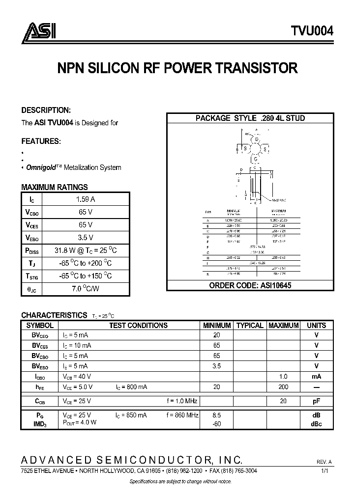 ASI10645_132704.PDF Datasheet