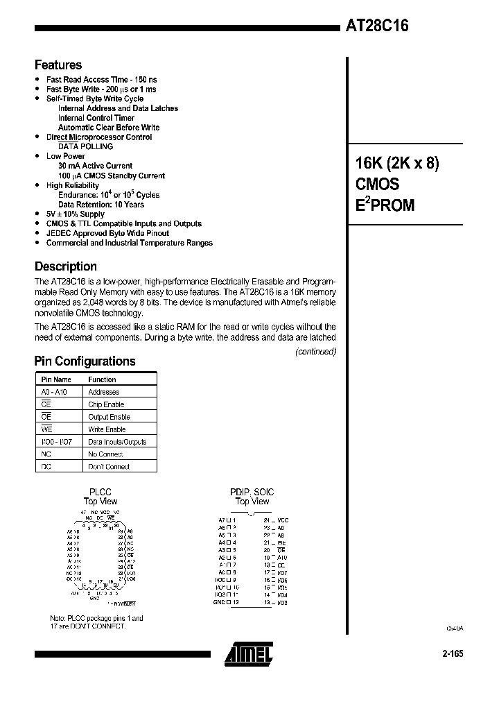 AT28C16_177216.PDF Datasheet