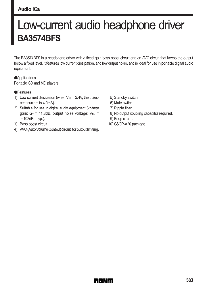 BA3574BFS_174955.PDF Datasheet