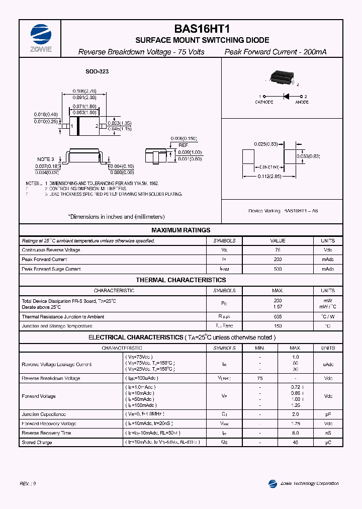 BAS16HT1_132768.PDF Datasheet