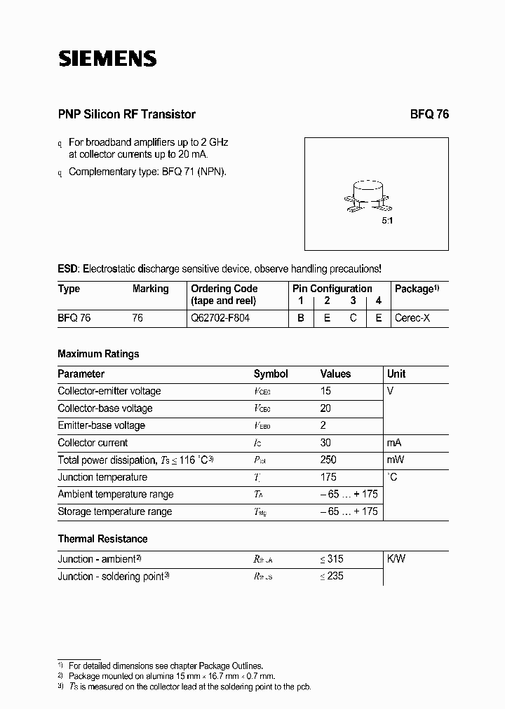 BFQ76_191365.PDF Datasheet