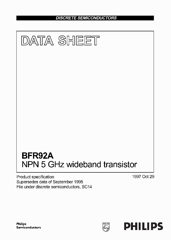 BFR92A_152461.PDF Datasheet