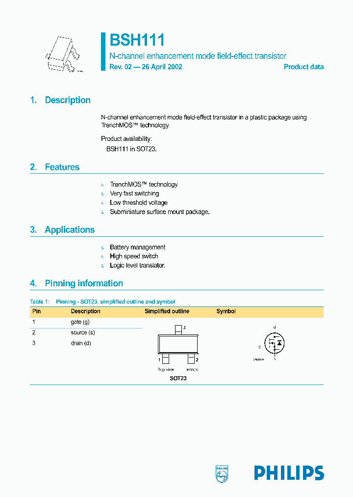 BSH111_192045.PDF Datasheet