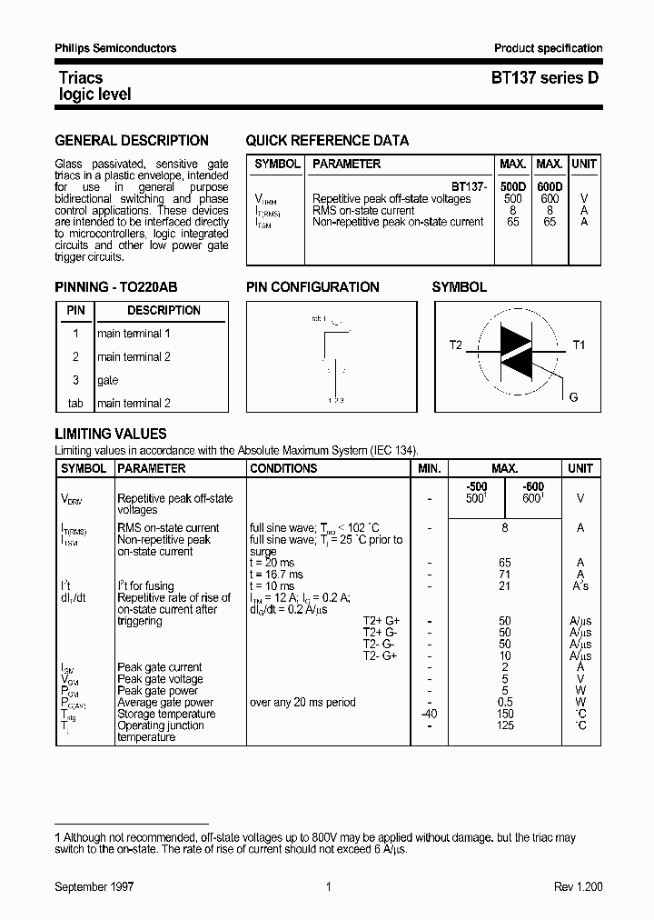 BT137-500D_119456.PDF Datasheet