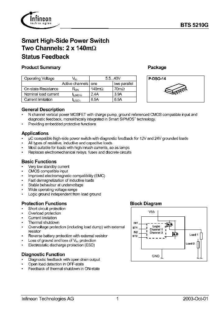 BTS5210G_63059.PDF Datasheet