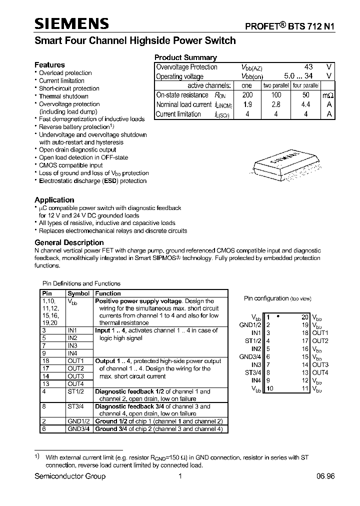 BTS712N1_95161.PDF Datasheet