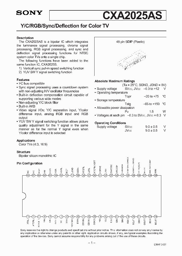 CXA2025_145713.PDF Datasheet