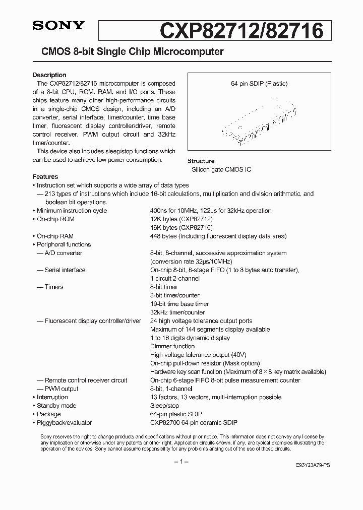 CXP82712_174245.PDF Datasheet