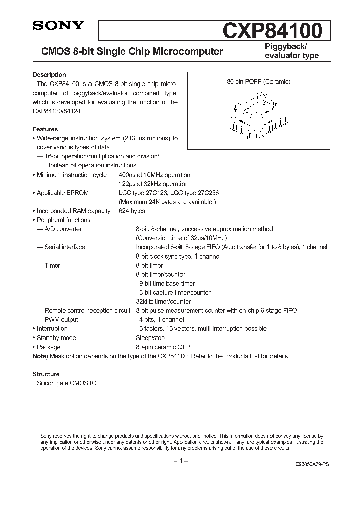 CXP84100_94368.PDF Datasheet