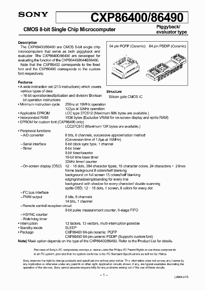 CXP86400_45361.PDF Datasheet