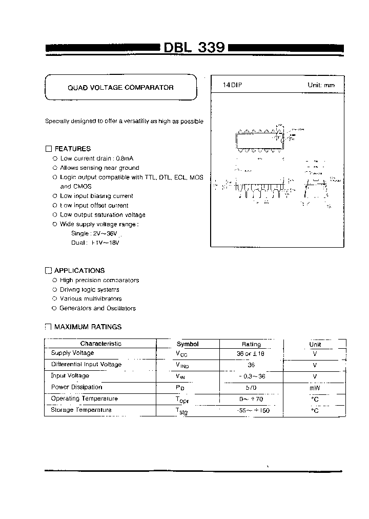 DBL339_91871.PDF Datasheet