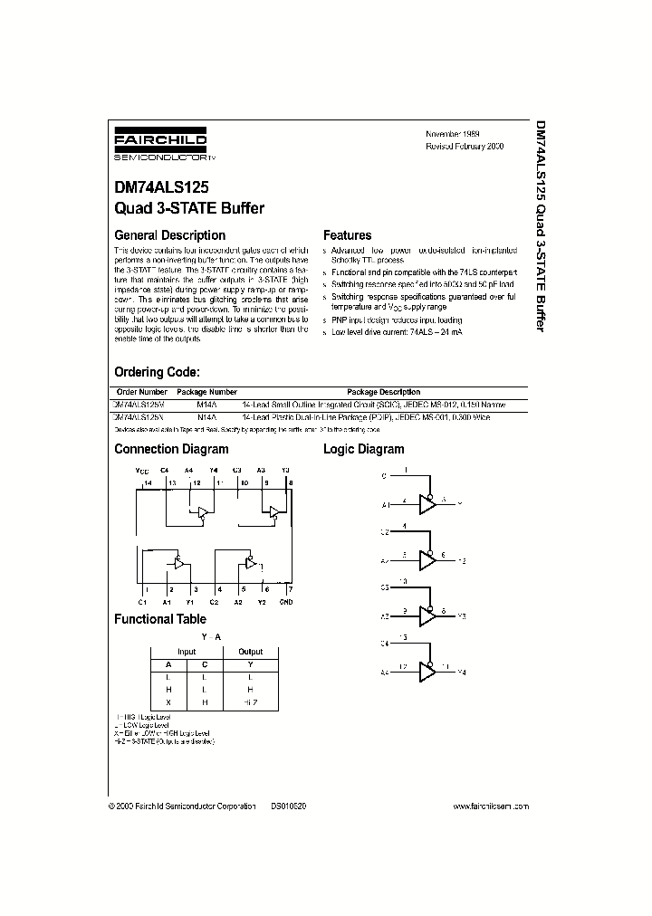 DM74ALS125_117916.PDF Datasheet