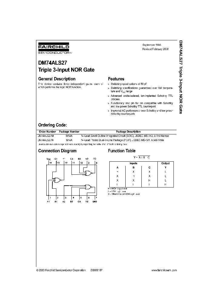 DM74ALS27_83793.PDF Datasheet