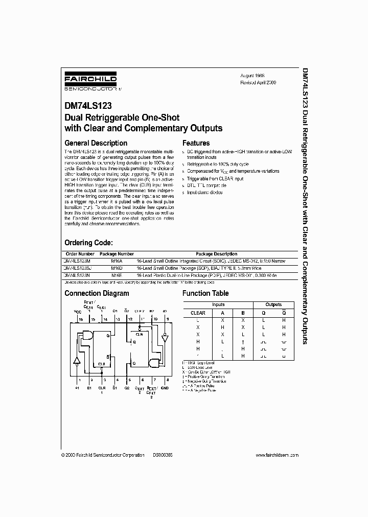 74LS123_19085.PDF Datasheet