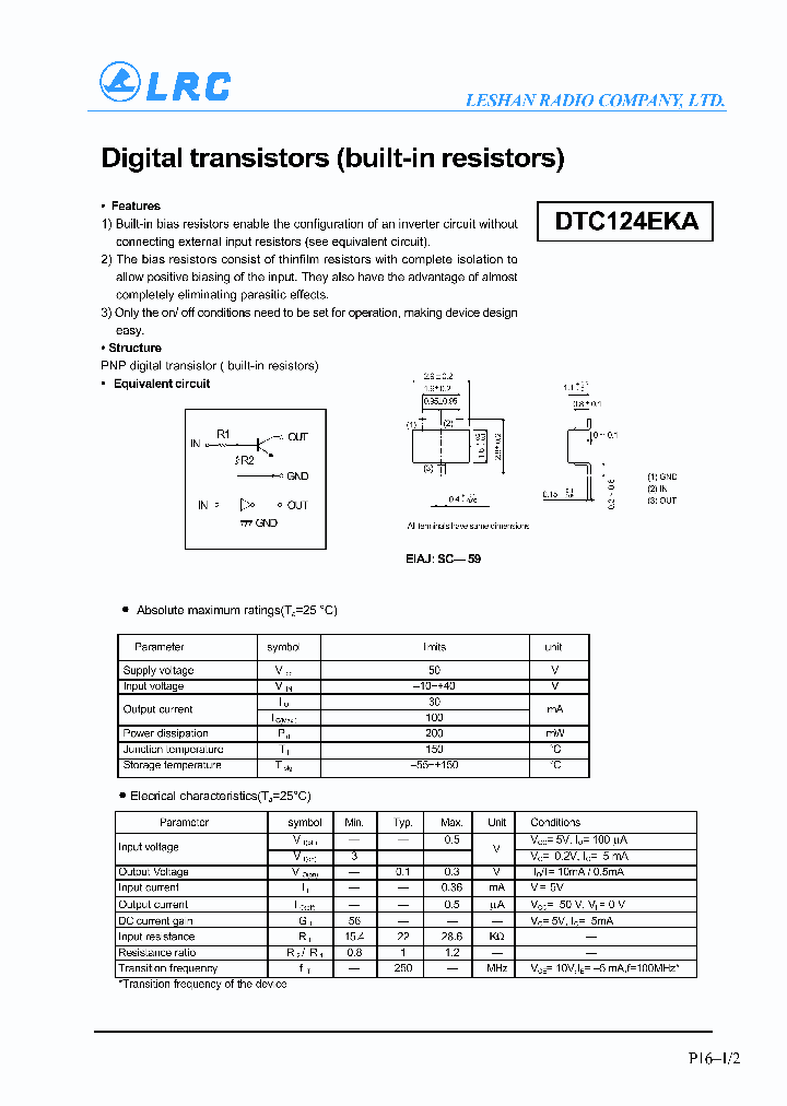 DTC124EKA_24725.PDF Datasheet