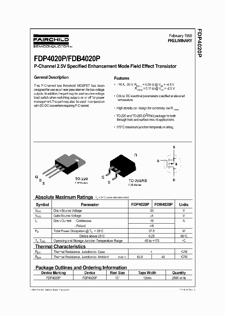 FDP4020_177596.PDF Datasheet