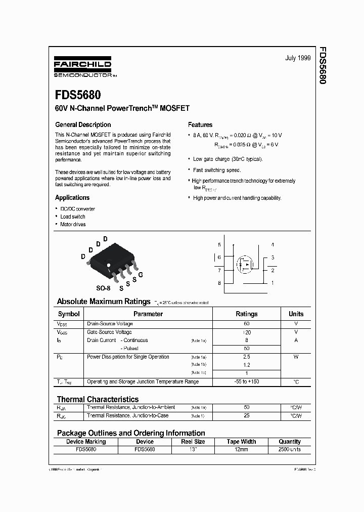FDS5680_167388.PDF Datasheet