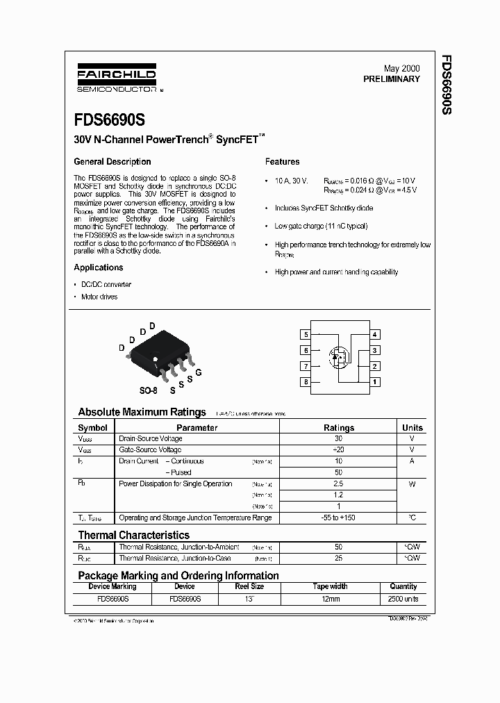 FDS6690S_79974.PDF Datasheet