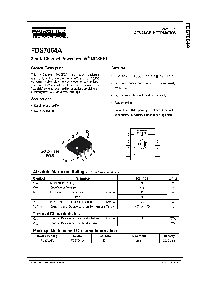FDS7064A_149868.PDF Datasheet
