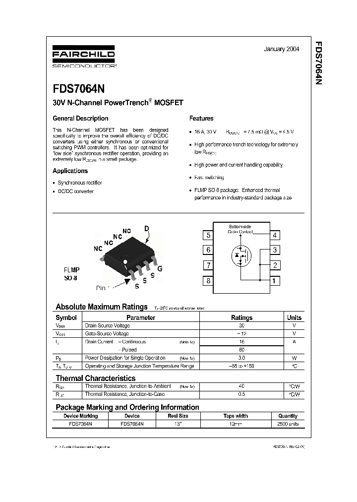 FDS7064N_149869.PDF Datasheet