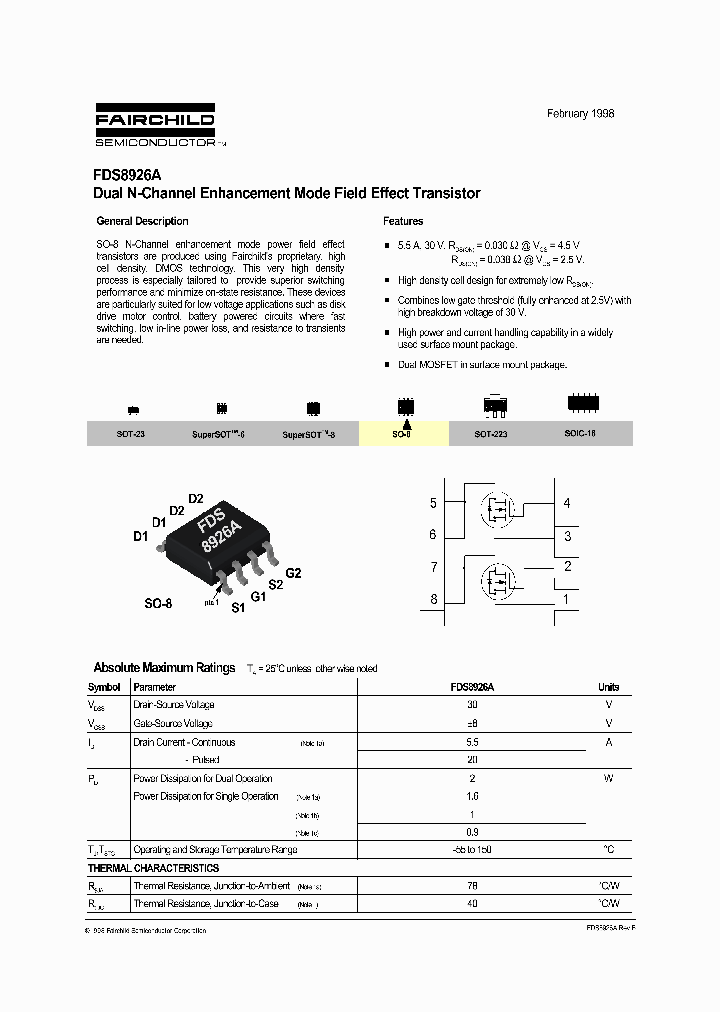 FDS8926A_184197.PDF Datasheet