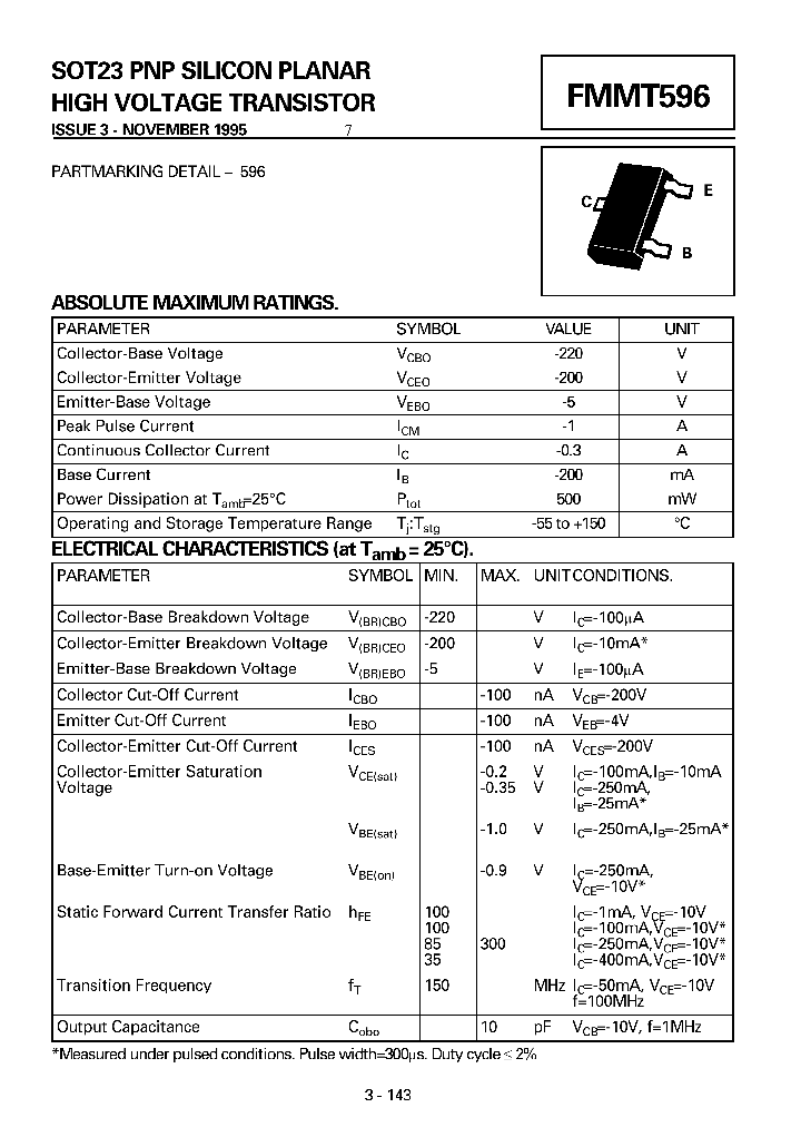 FMMT596_73426.PDF Datasheet