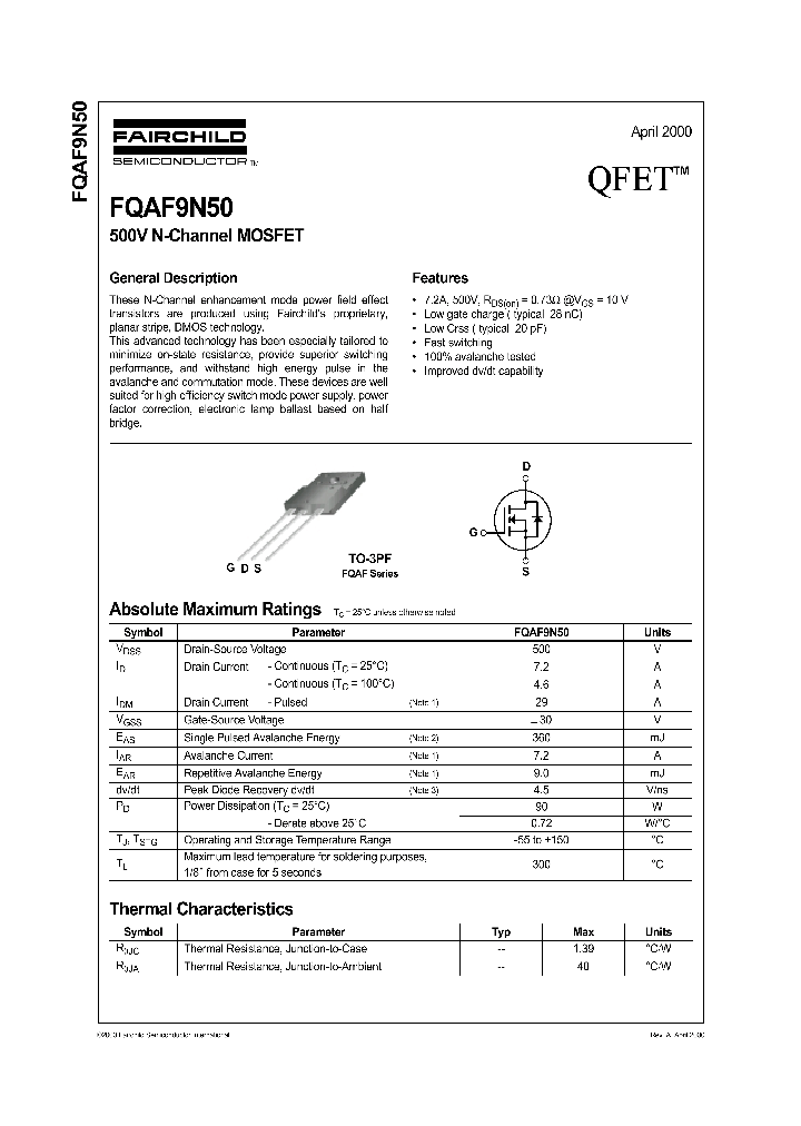 FQAF9N50_36454.PDF Datasheet