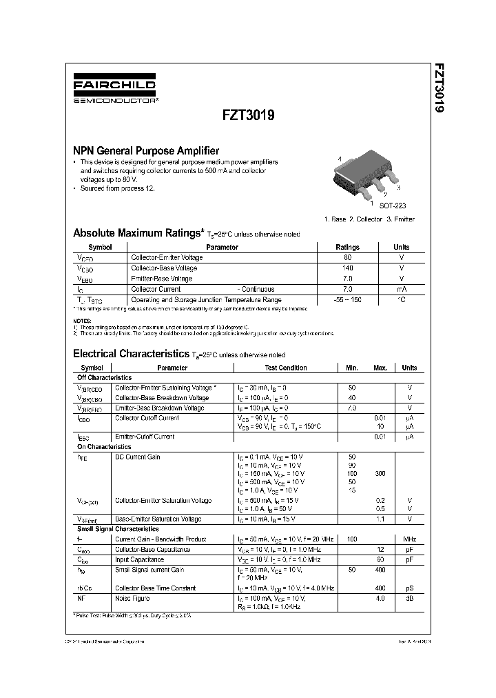 FZT3019_76363.PDF Datasheet