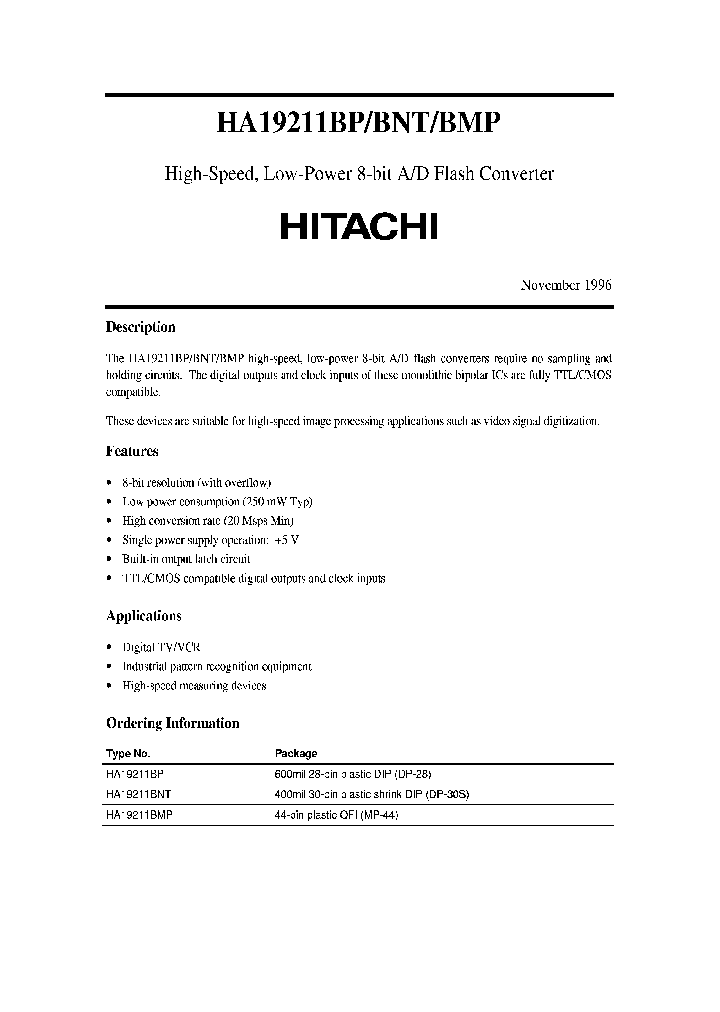 HA19211BMP_40862.PDF Datasheet