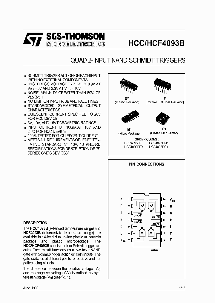 HCF4093_129227.PDF Datasheet