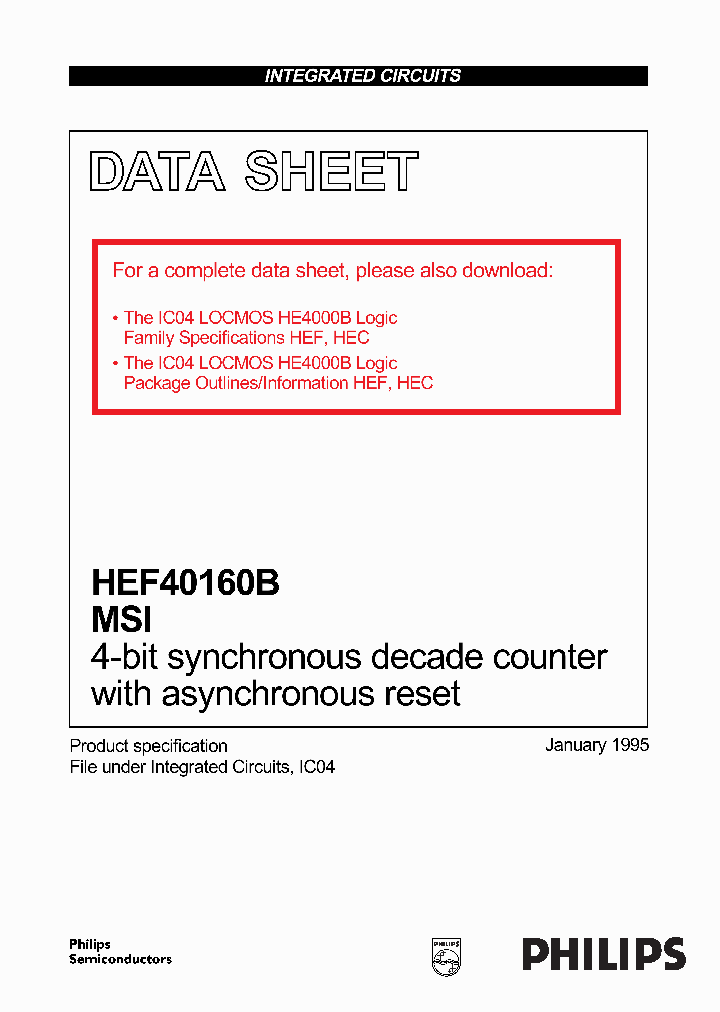 HEF40160B_105529.PDF Datasheet