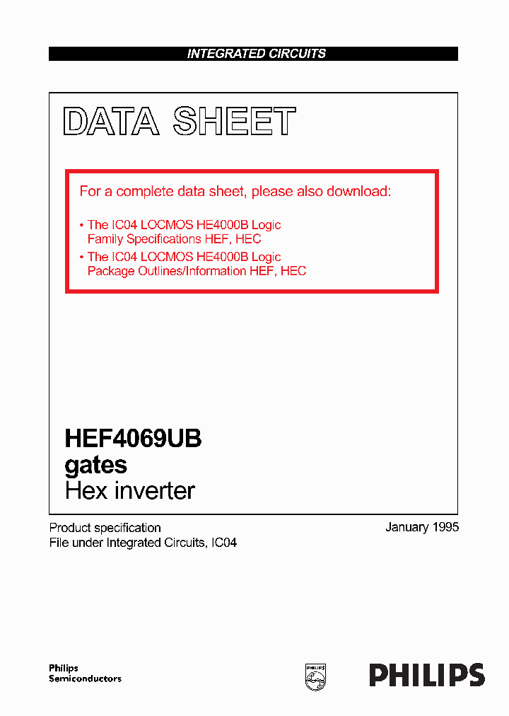 HEF4069_152137.PDF Datasheet